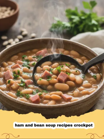 The Coziest Crockpot Ham and Bean Soup You'll Ever Make