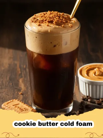 The Ultimate Homemade Cookie Butter Cold Foam: Elevate Your Coffee!
