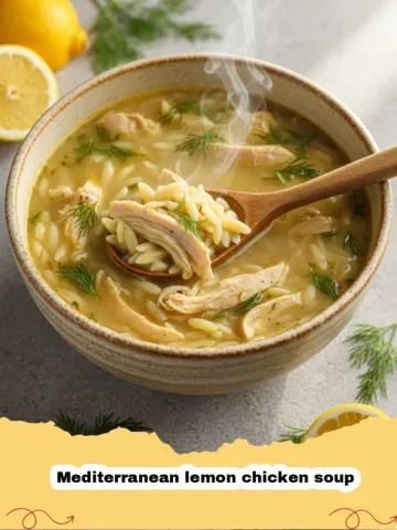 The Ultimate Comfort: Mediterranean Lemon Chicken Soup for the Soul
