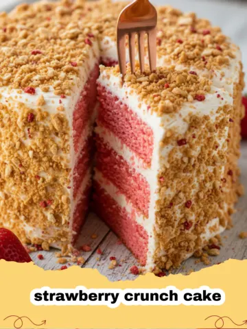 The Ultimate Strawberry Crunch Cake: A Childhood Dream Come True