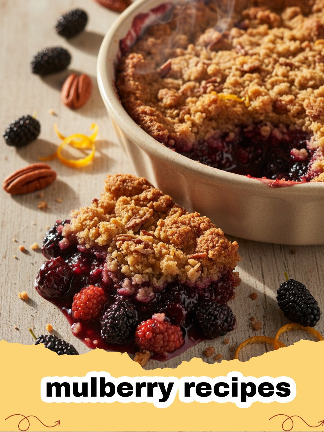 The Ultimate Easy Mulberry Crumble: A Taste of Summer Nostalgia