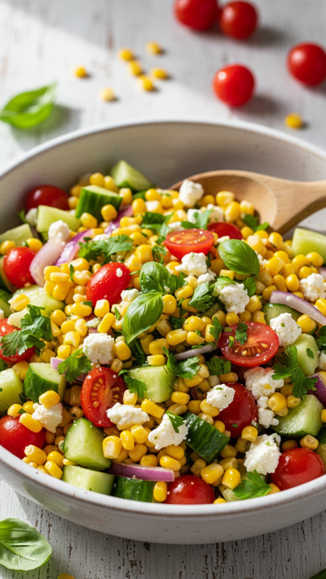 Easy Summer Corn Salad Preparation