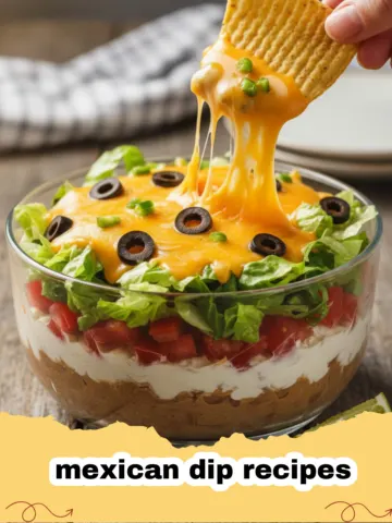 The Ultimate Fiesta Layered Bean & Cheese Dip: Your New Go-To Mexican Dip Recipe!