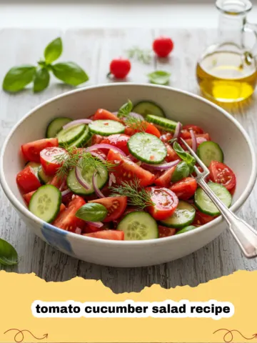 Bright & Refreshing: Your Go-To Tomato Cucumber Salad for Any Occasion