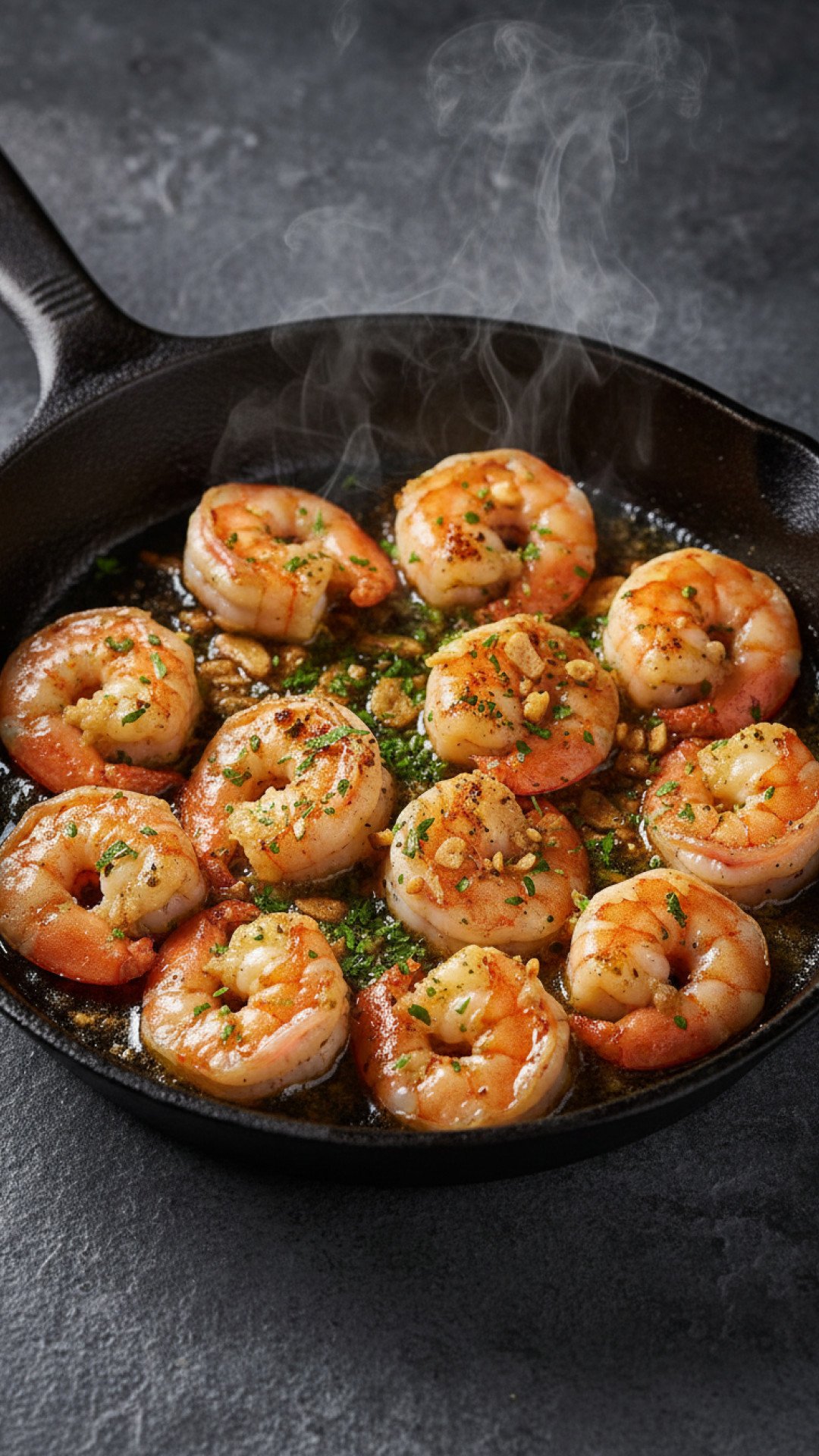 Garlic Butter Shrimp Scampi Preparation
