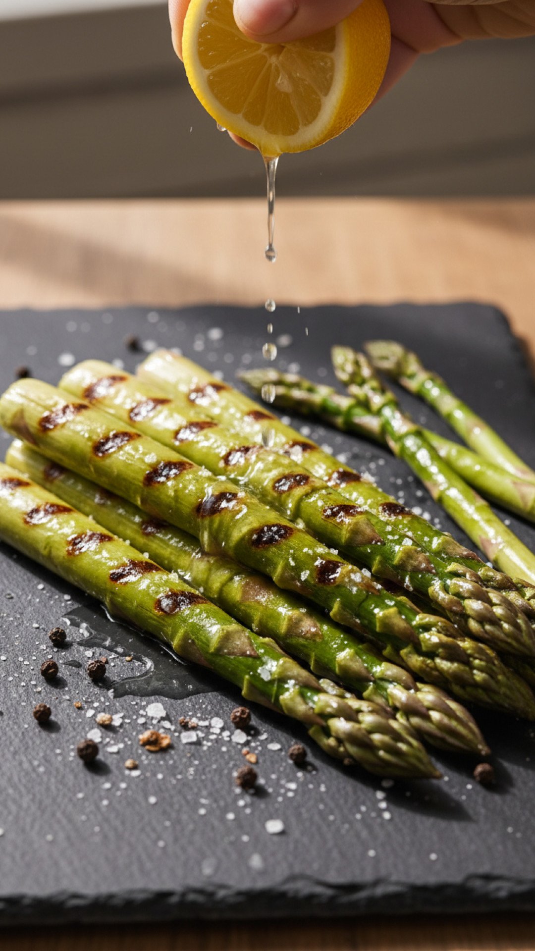 Garlic Parmesan Grilled Asparagus Preparation