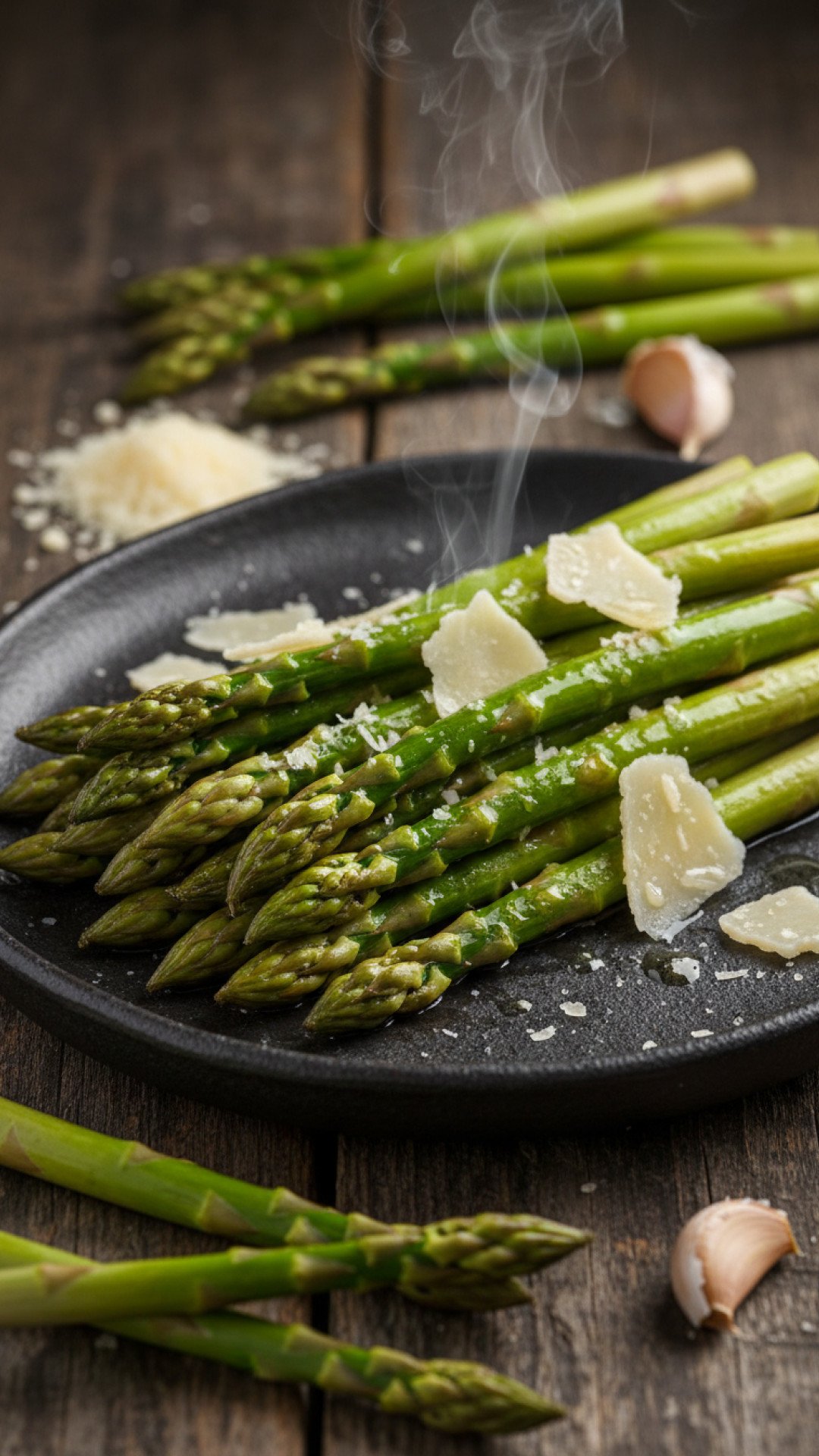 Garlic Parmesan Roasted Asparagus Preparation