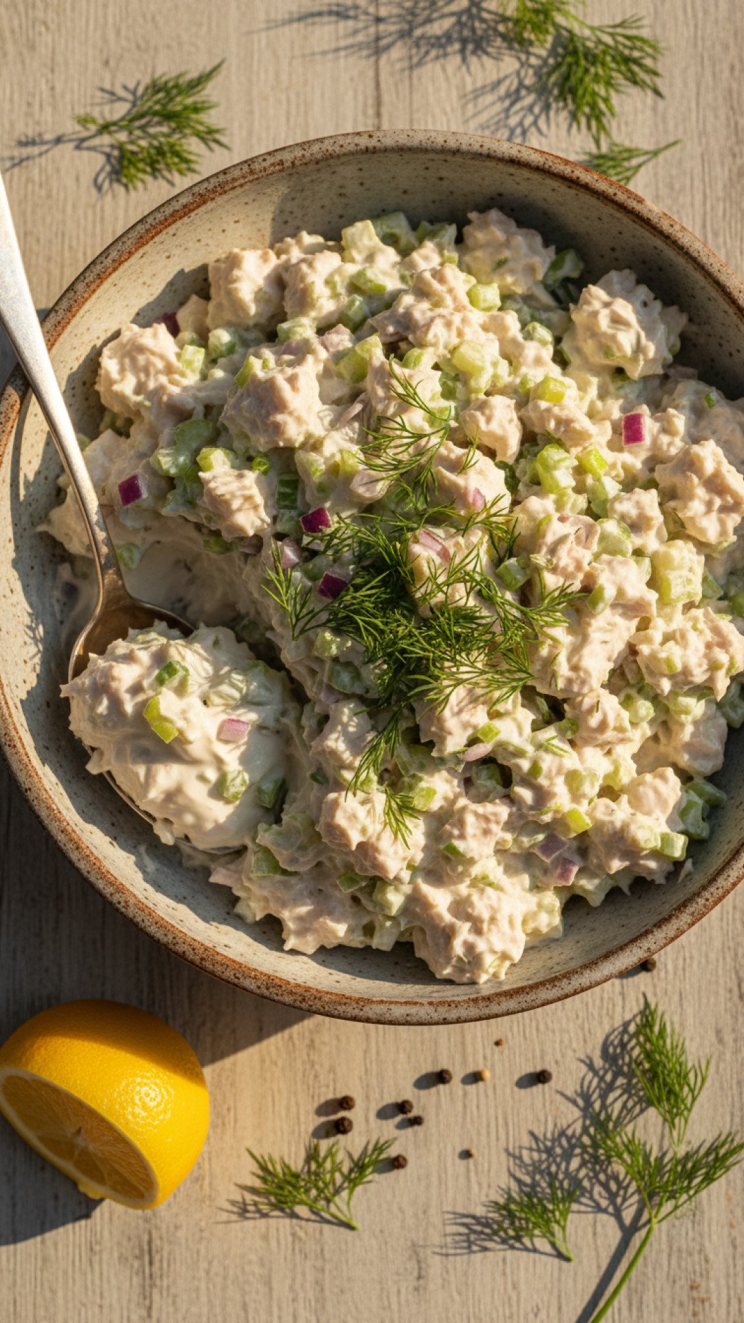 Healthy and Delicious Tuna Salad Preparation