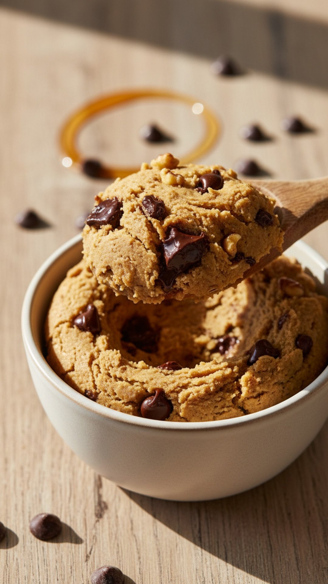 Healthy Edible Cookie Dough Preparation