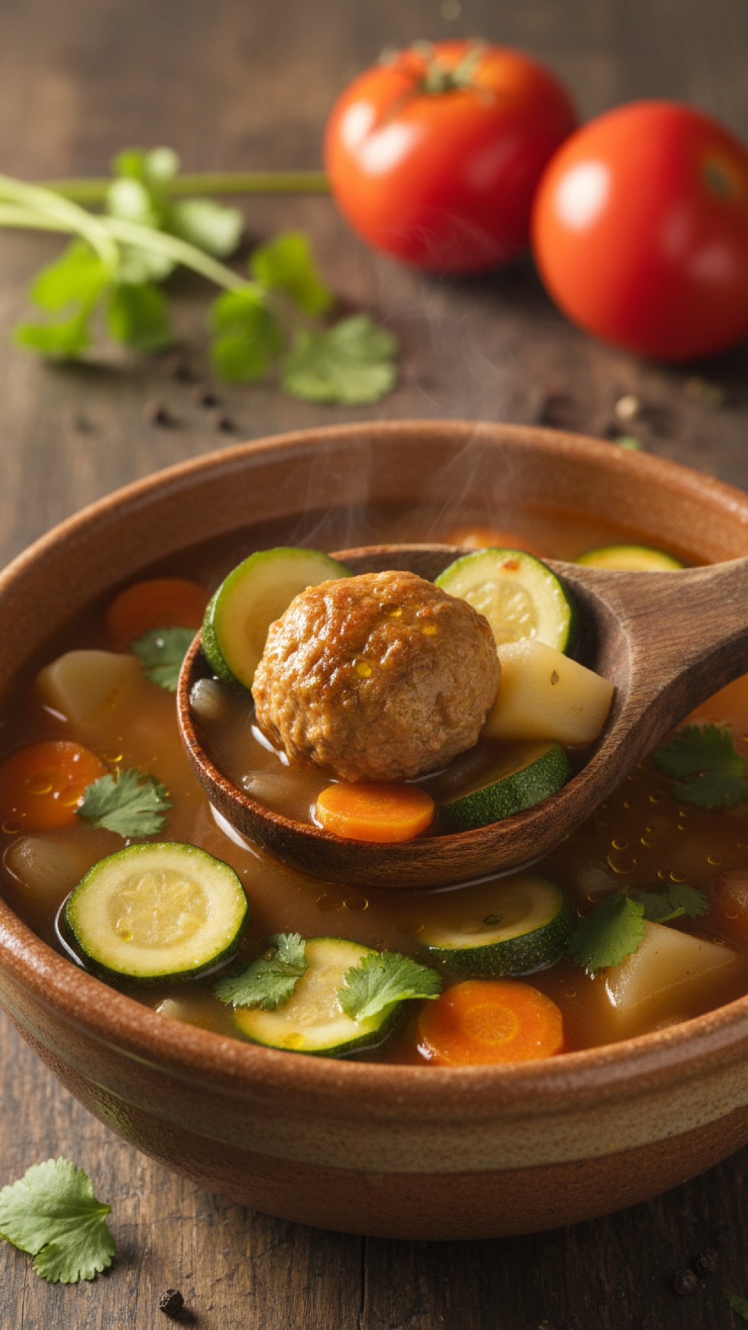 Hearty Albondigas Soup Recipe Preparation