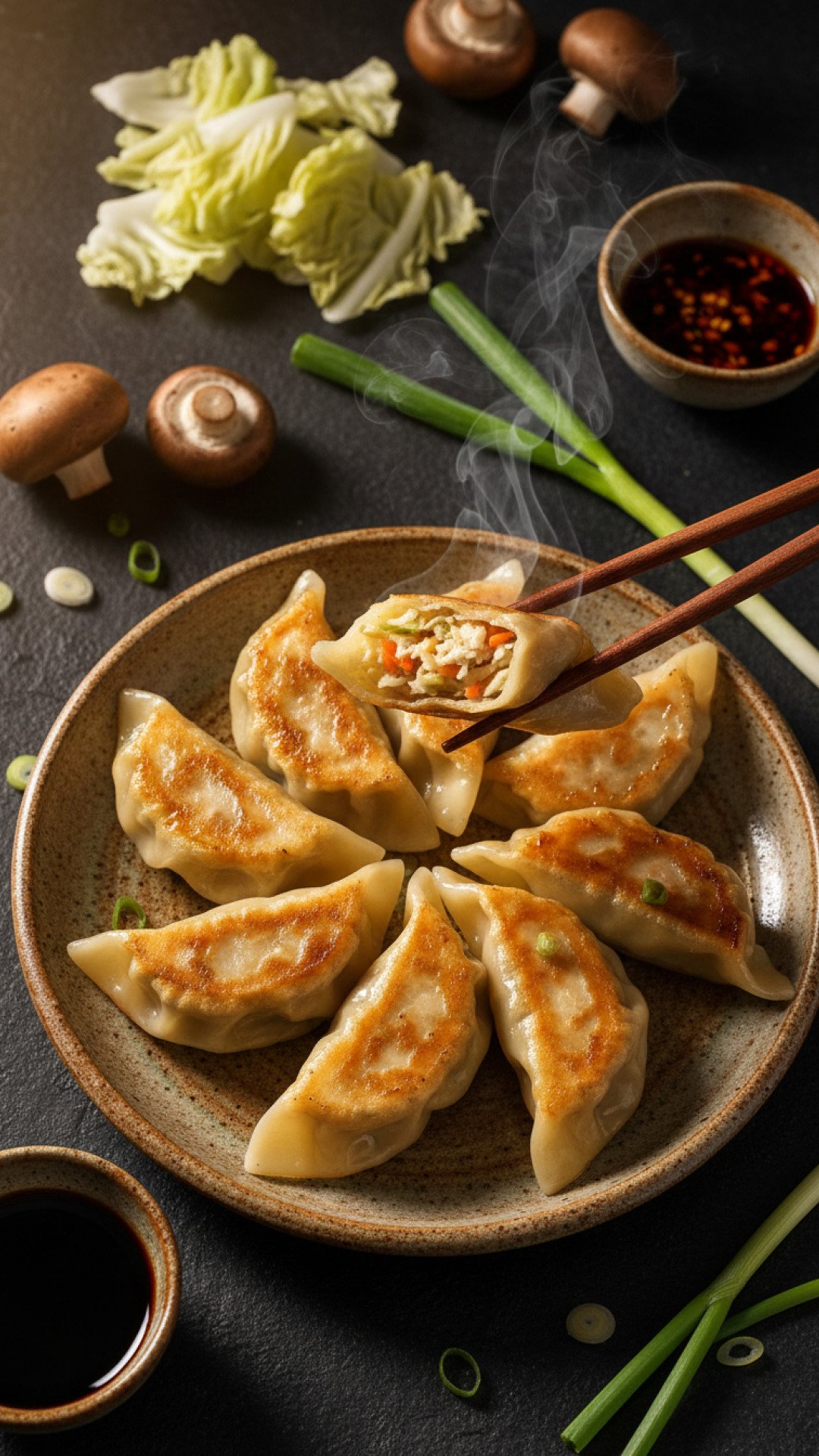 Hearty Homemade Cabbage Dumplings Preparation