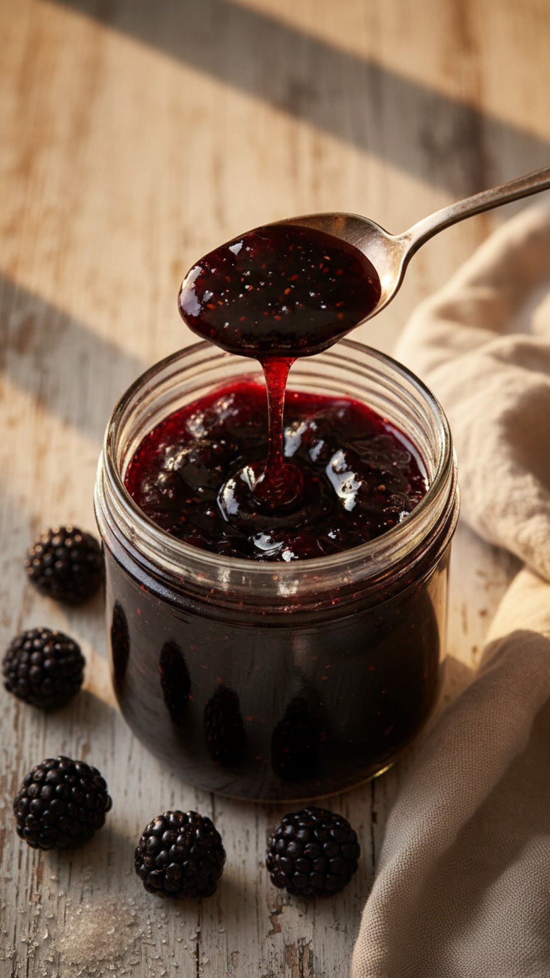 Homemade Blackberry Jam Recipe Preparation