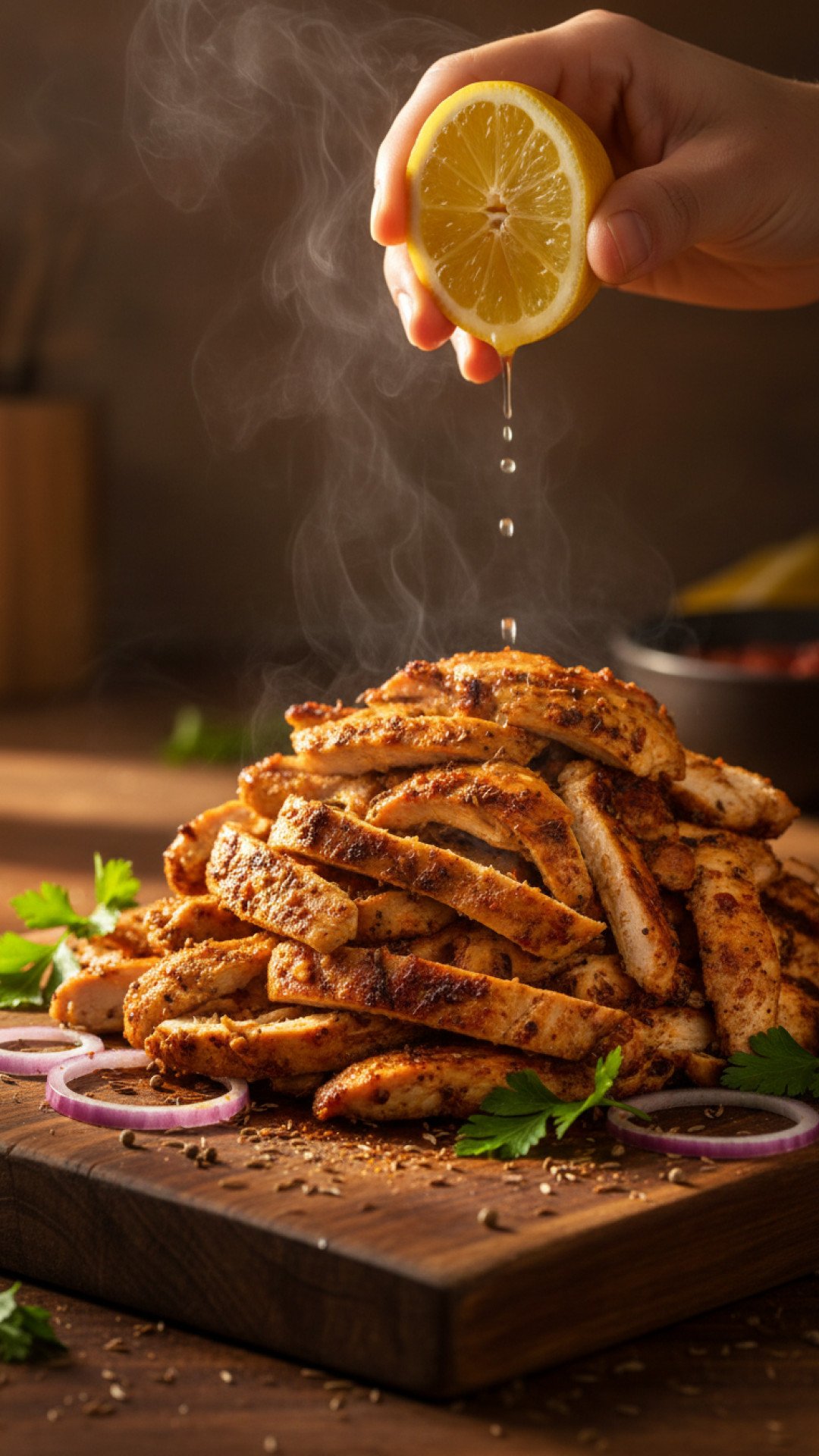Homemade Chicken Shawarma Recipe Preparation
