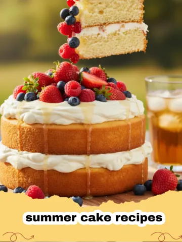 The Brightest Lemon Berry Sunshine Cake: Your New Favorite Summer Dessert