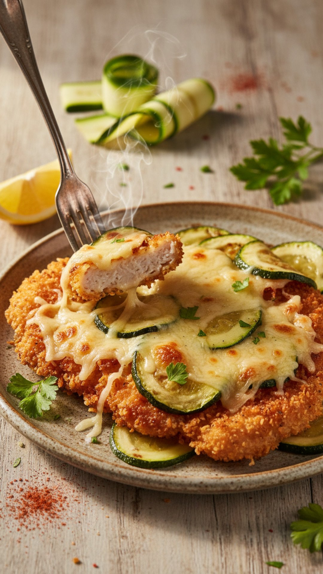 One-Pan Lemon Herb Chicken Zucchini Recipe Preparation