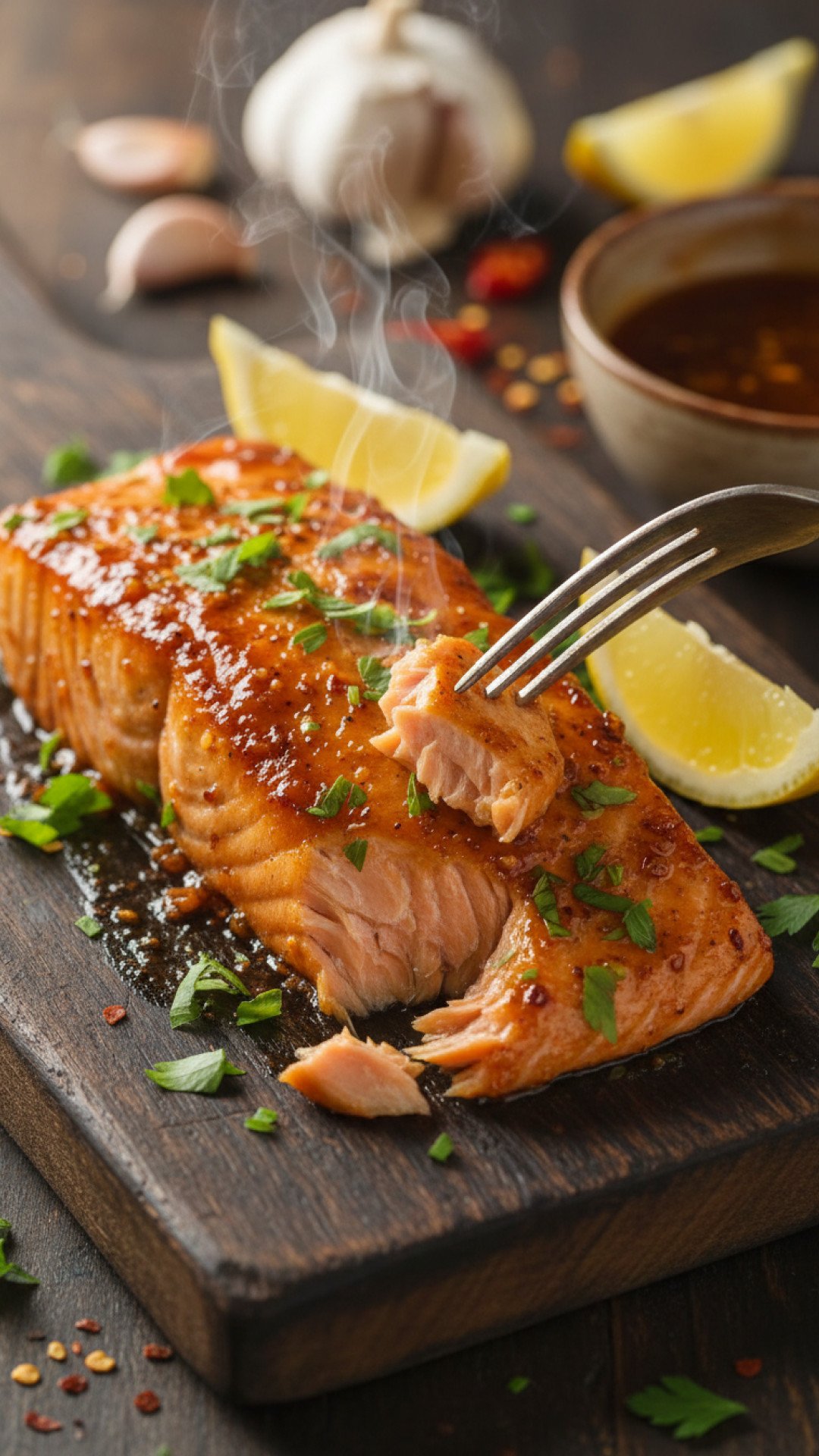 One-Pan Lemon Herb Salmon with Asparagus and Cherry Tomatoes Preparation