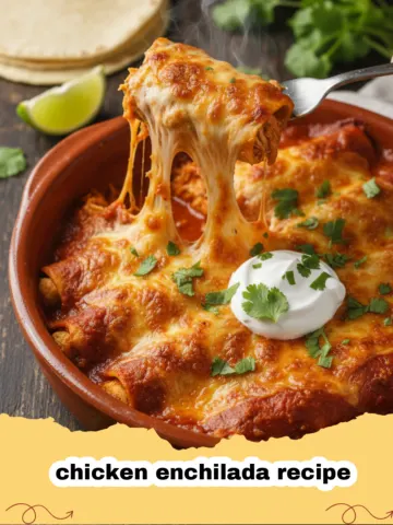 The Ultimate Cheesy & Flavorful Chicken Enchilada Recipe