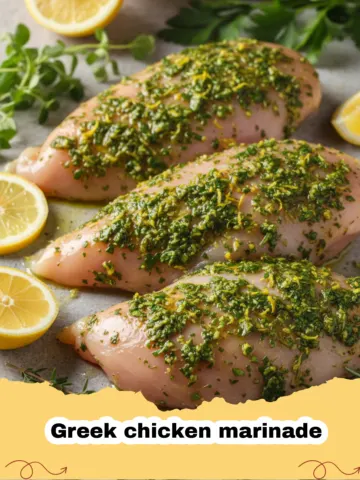 The Ultimate Greek Chicken Marinade: Your Secret to Juicy, Flavorful Chicken