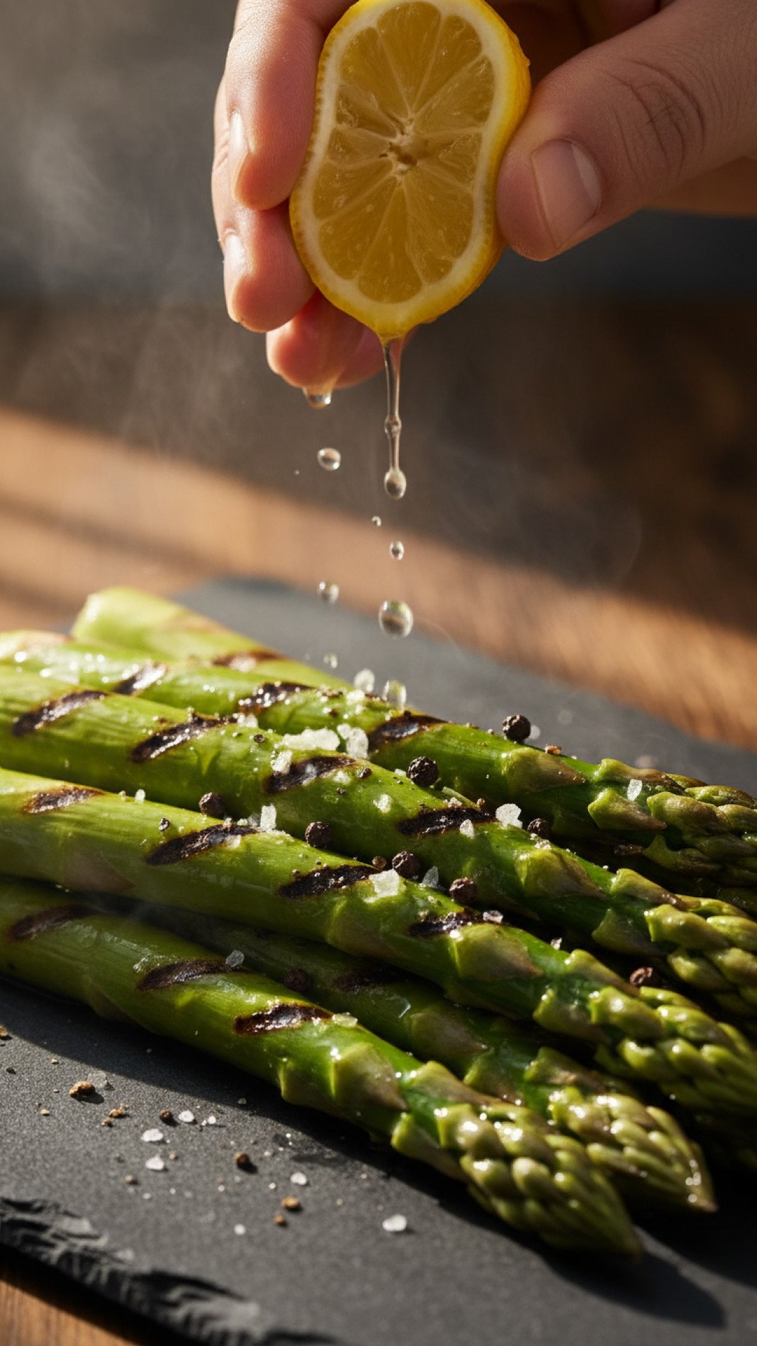 Perfect Grilled Asparagus with Lemon & Garlic Preparation