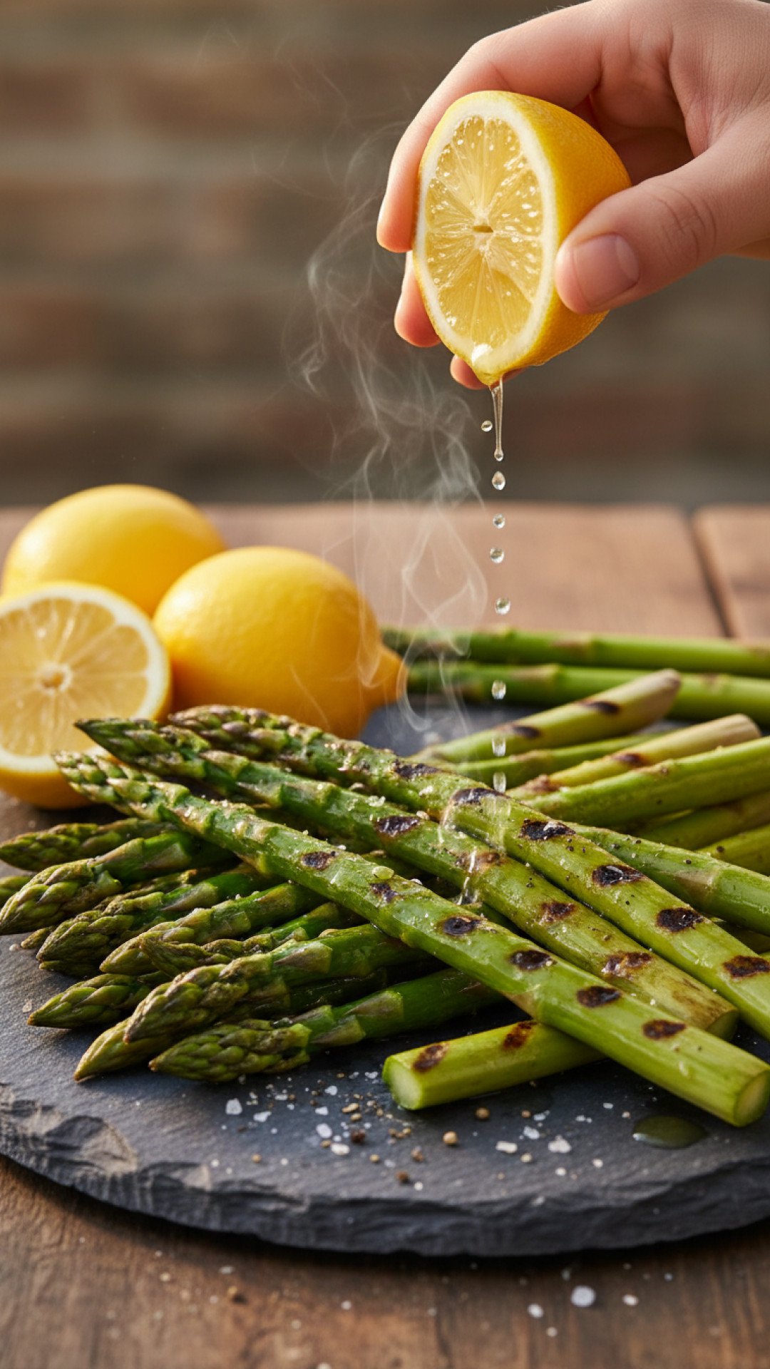 Perfect Grilled Asparagus with Lemon Preparation
