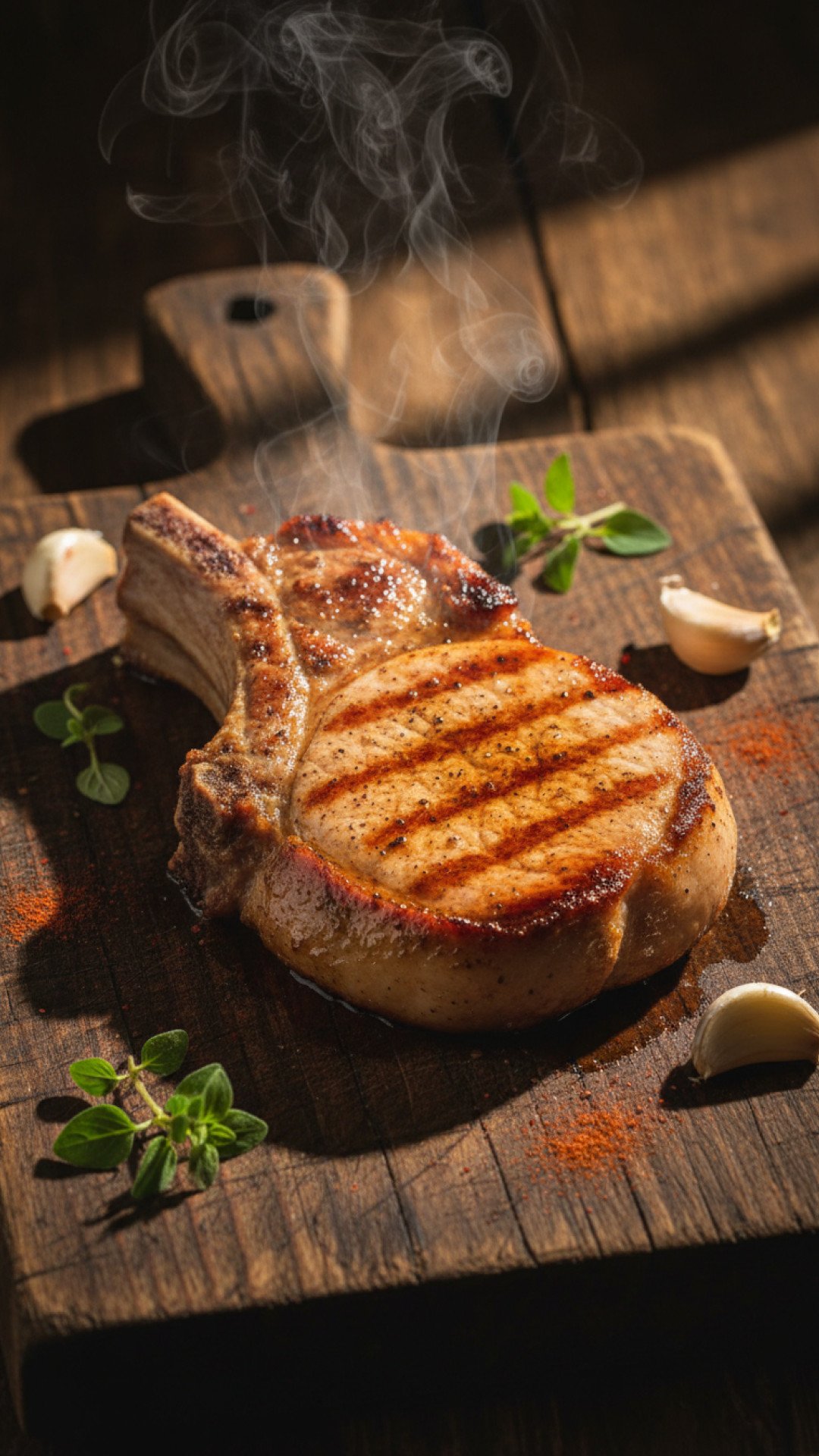 Perfect Pan-Seared Pork Chops with Creamy Mushroom Sauce Preparation
