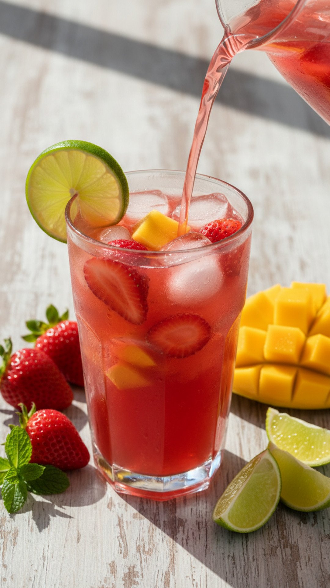 Refreshing Fruit Agua Fresca Preparation