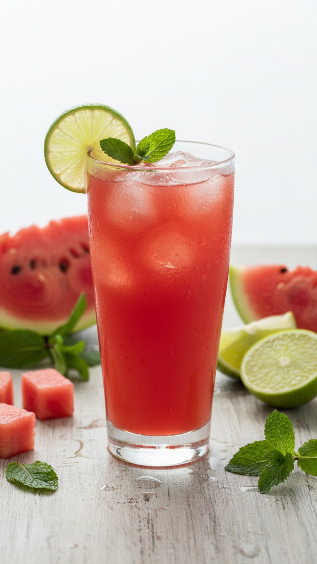 Refreshing Watermelon Juice Preparation