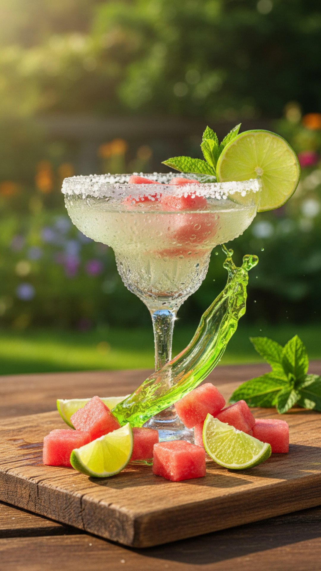 Refreshing Watermelon Margarita Preparation
