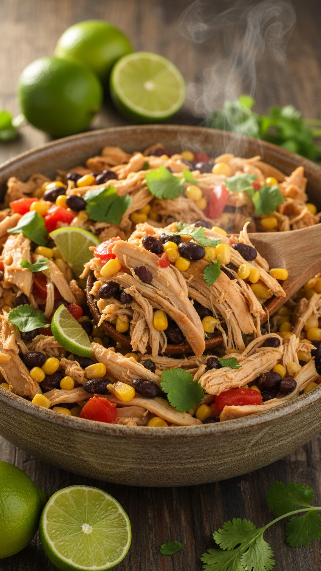 Slow Cooker Zesty Mexican Shredded Chicken Preparation