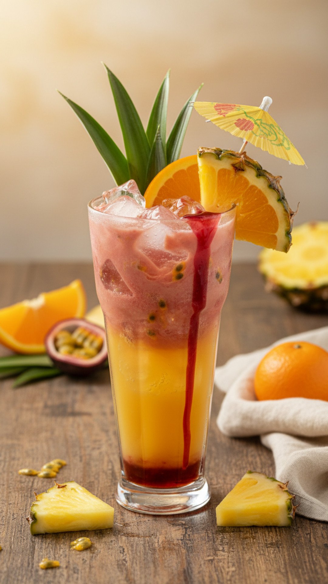 Sparkling Strawberry Watermelon Refresher Preparation
