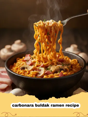 Spicy & Creamy: The Ultimate Carbonara Buldak Ramen Recipe