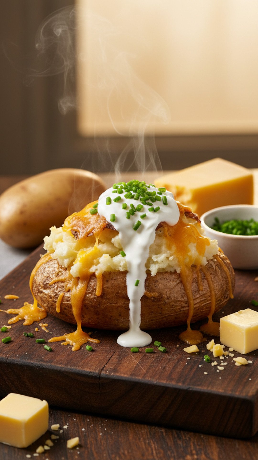 The Ultimate Creamy & Cheesy Twice Baked Potatoes Preparation