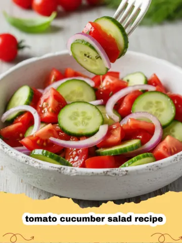 The Ultimate Fresh & Zesty Tomato Cucumber Salad: A Summer Essential