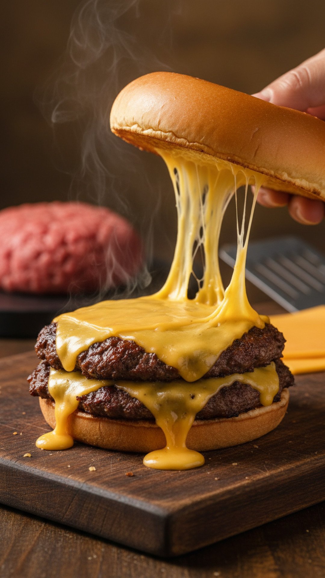 Ultimate Crispy Smash Burger Preparation