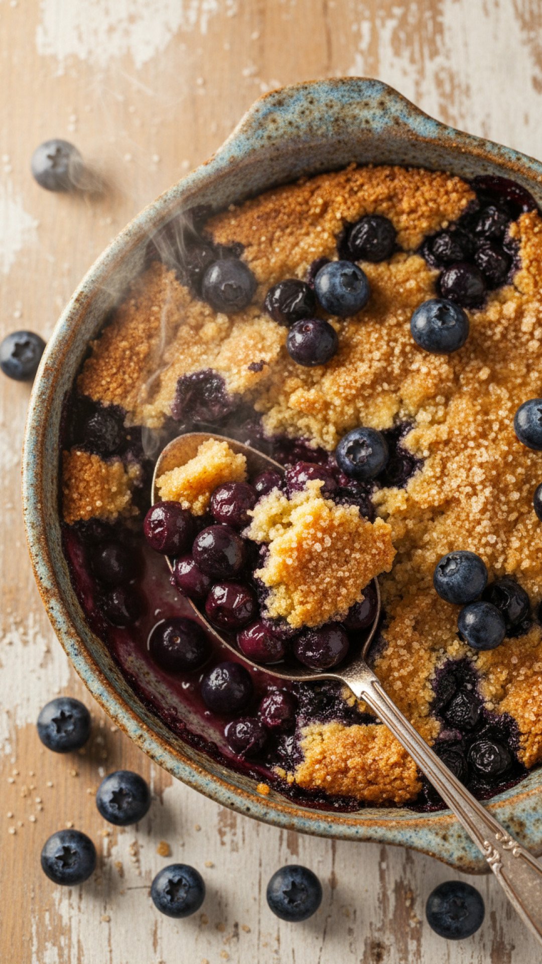 Ultimate Easy Blueberry Cobbler Preparation