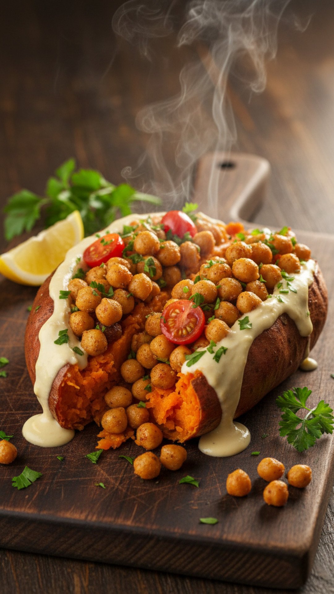 Ultimate Savory Stuffed Sweet Potatoes Preparation