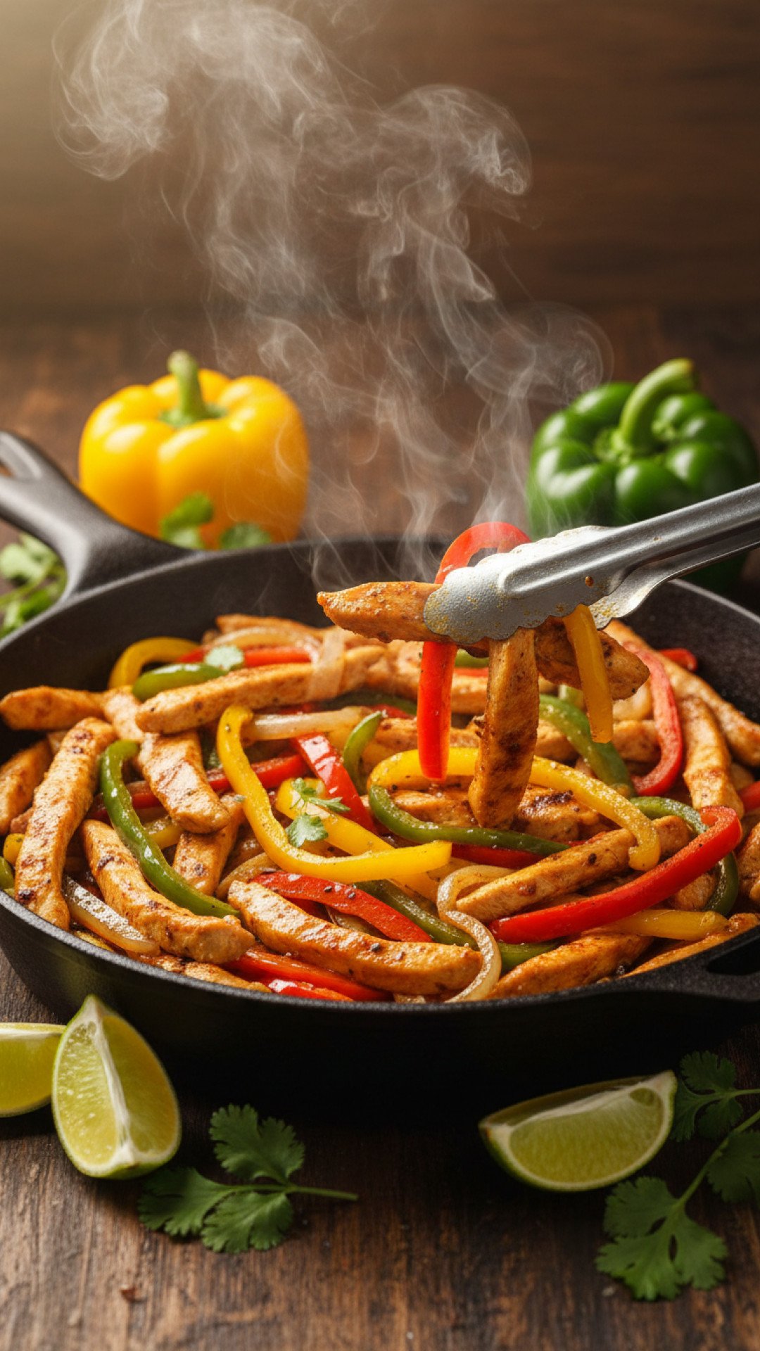 Ultimate Sizzling Chicken Fajitas Preparation