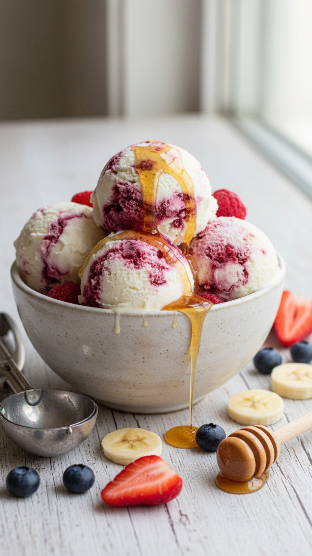 Velvety Smooth Cottage Cheese Ice Cream Preparation