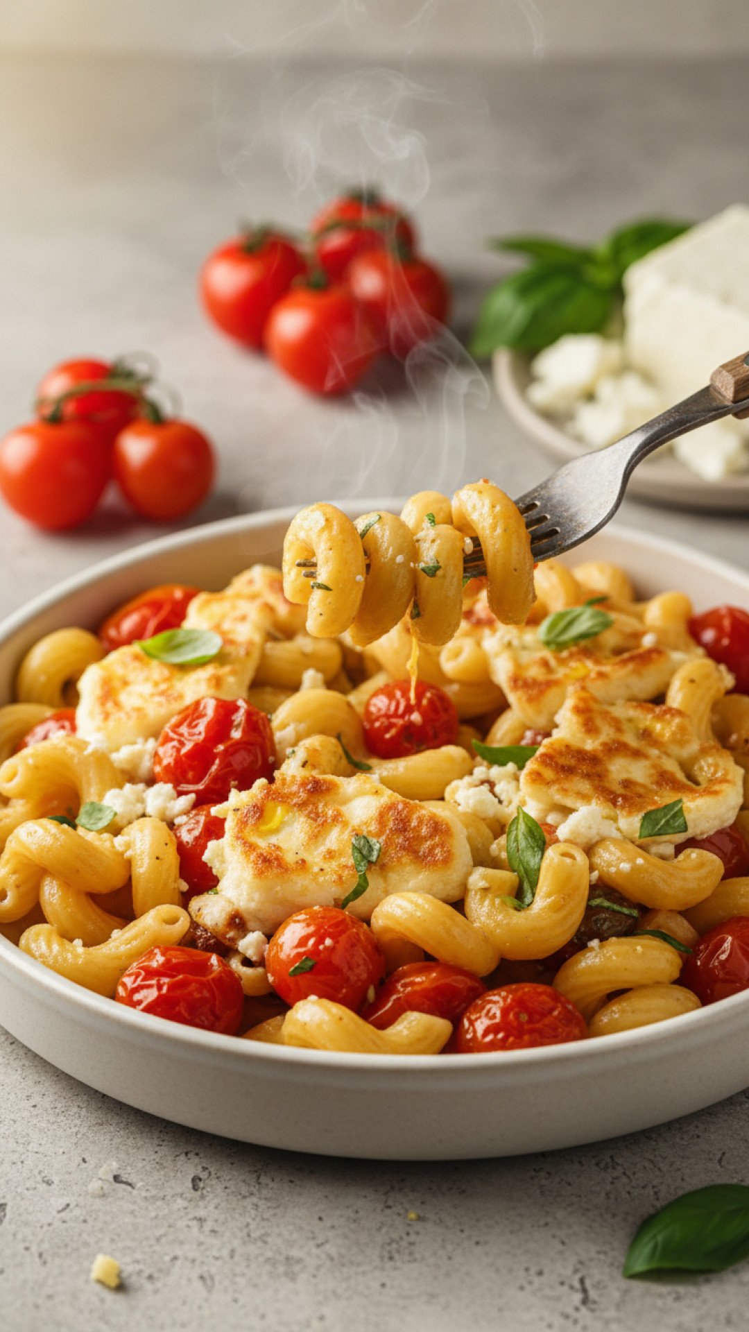 Viral Baked Feta Pasta Preparation
