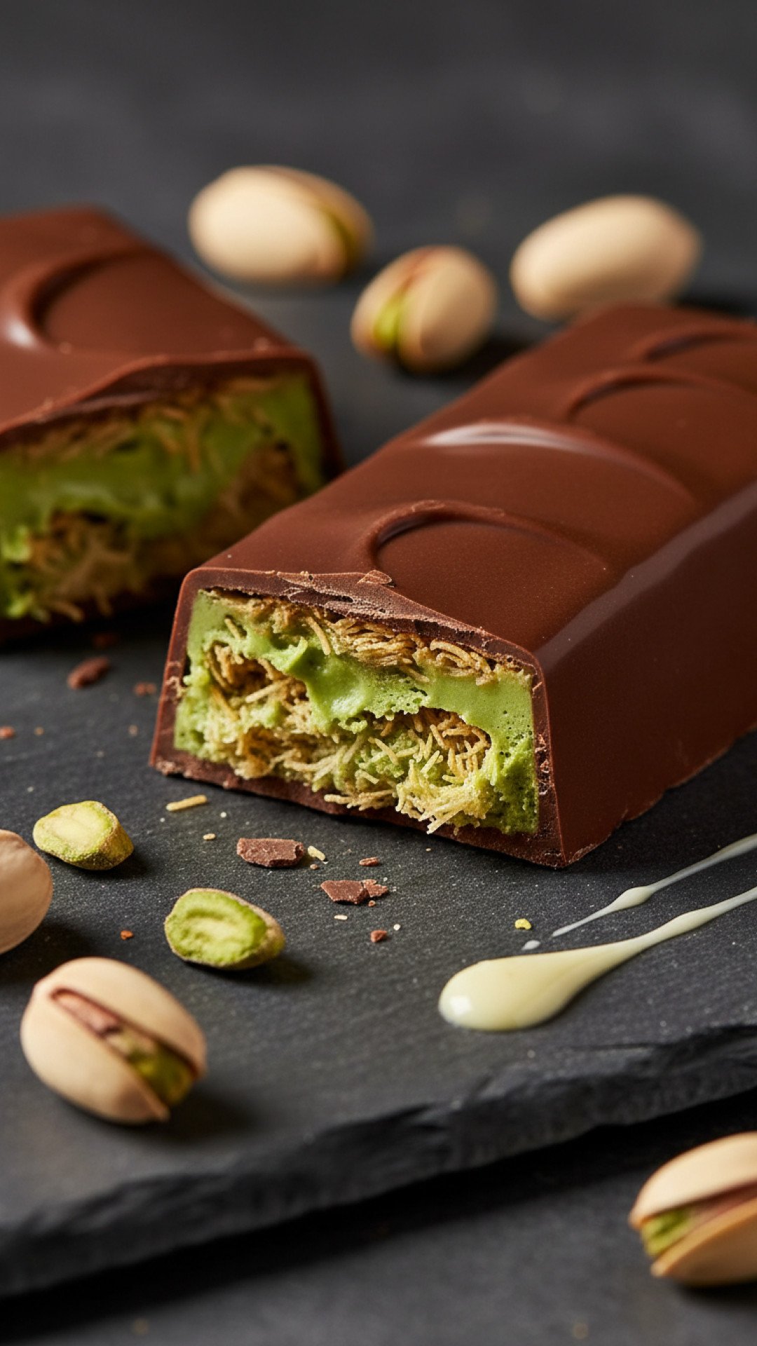 Viral Dubai Chocolate Bar (Pistachio Knafeh) Preparation