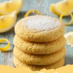 summer cookie recipes - Pile of Zesty Lemon Berry White Chocolate Summer Cookies on a cooling rack with fresh berries around