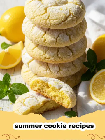 Sunshine Bites: The Best Zesty Lemon Blueberry Summer Cookies