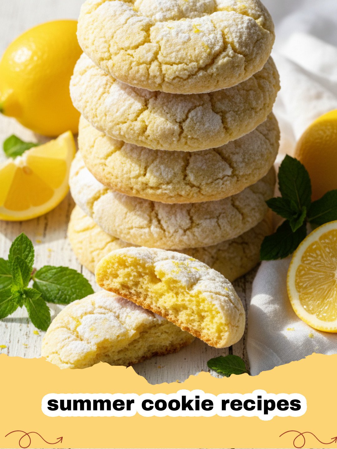 Sunshine Bites: The Best Zesty Lemon Blueberry Summer Cookies