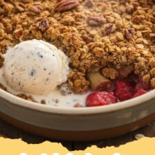 The Absolute Best Rhubarb Crumble with Orange Zest