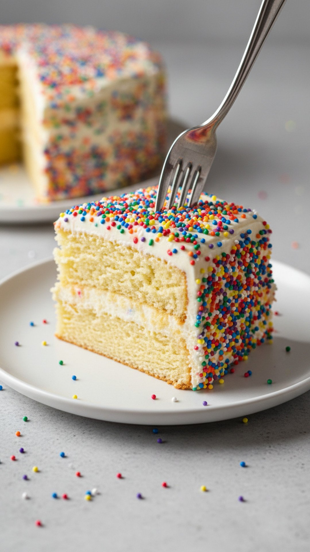 Celebration Dot Cake Preparation