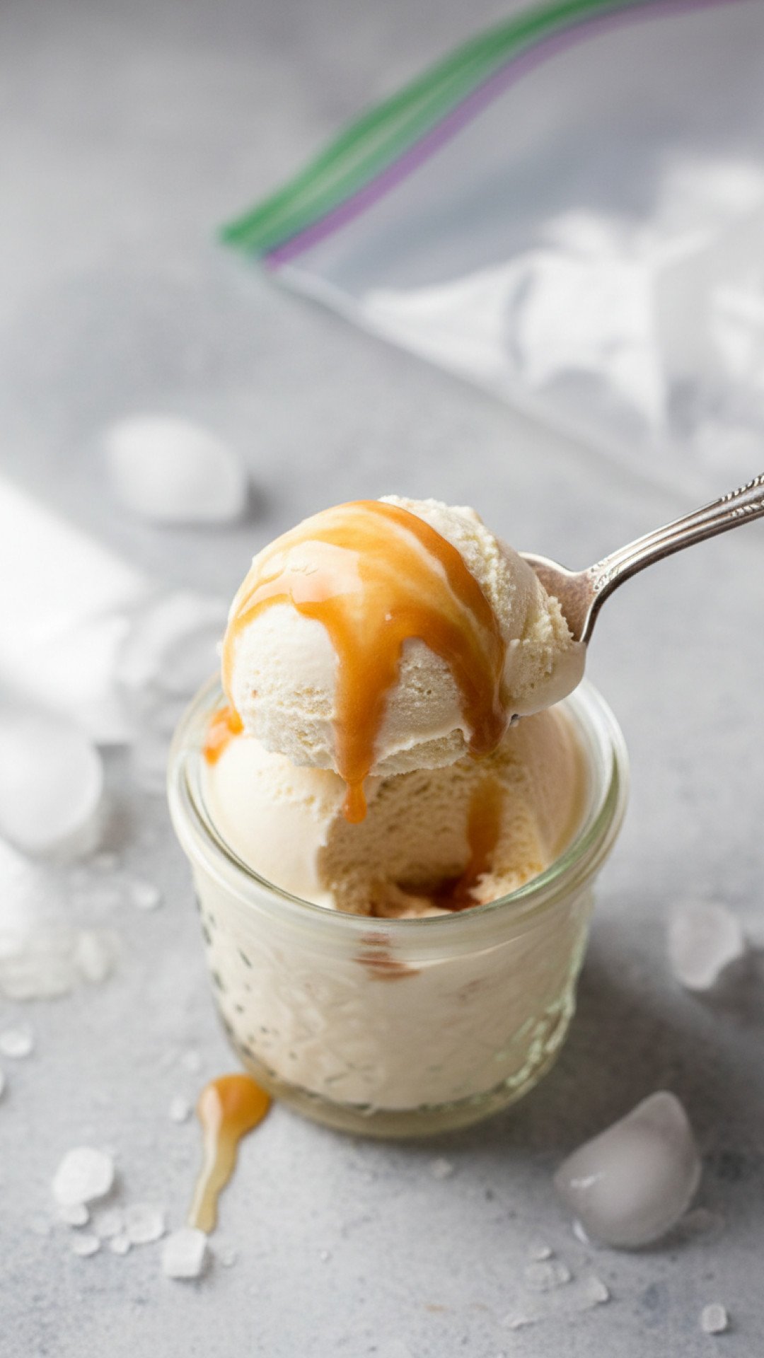 Classic 15-Minute Ice Cream in a Bag Recipe Preparation