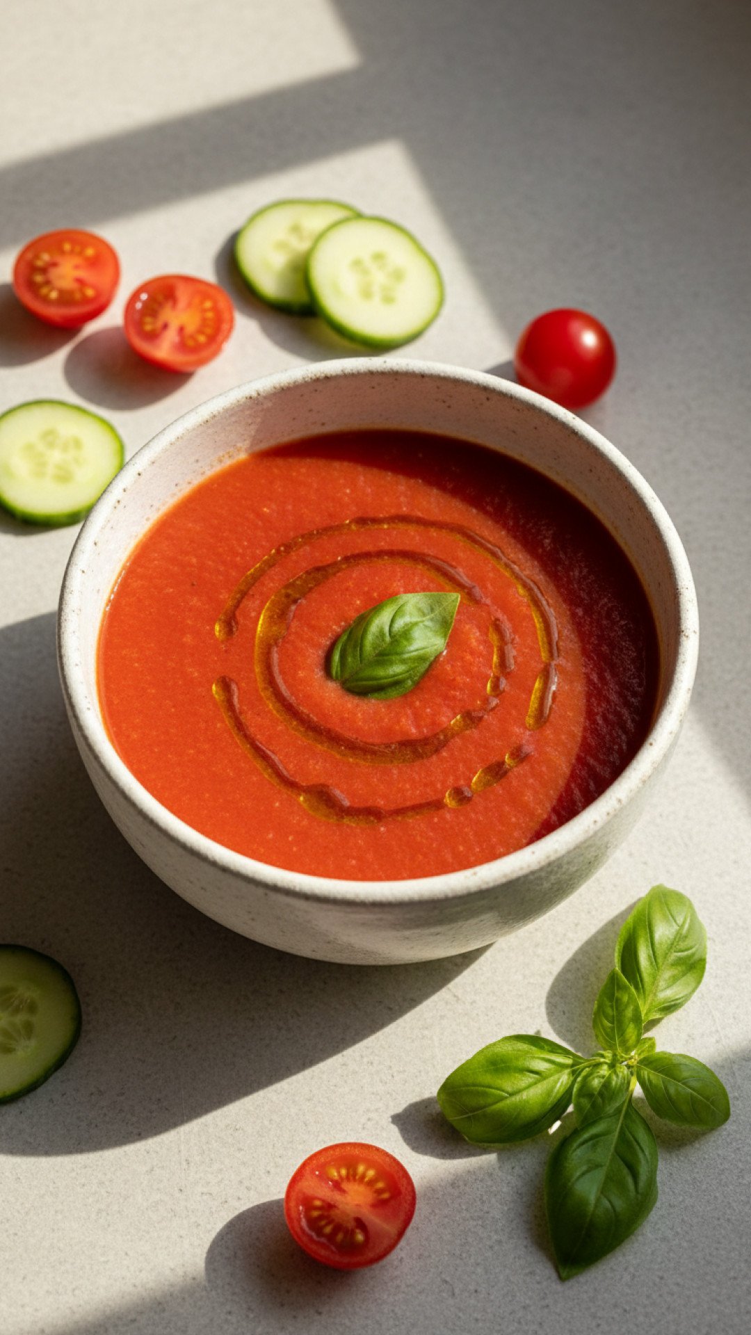 Classic Andalusian Gazpacho Preparation
