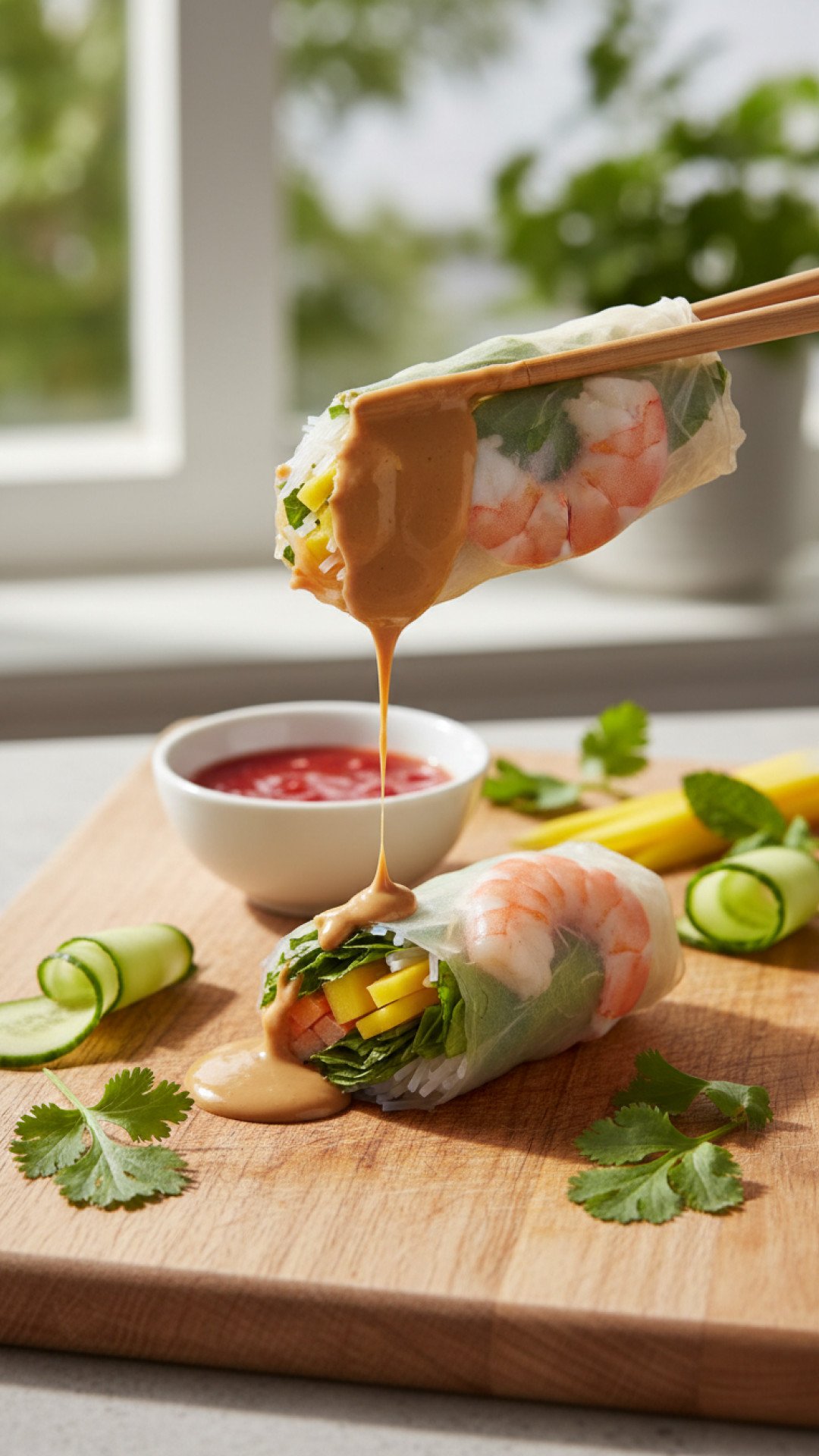 Classic Crispy Homemade Spring Rolls Preparation