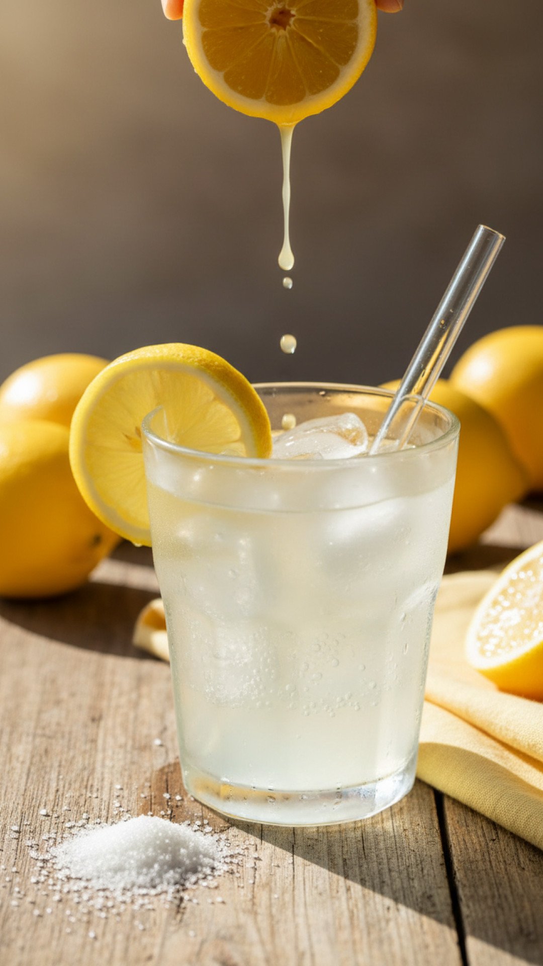 Classic Homemade Lemonade Preparation