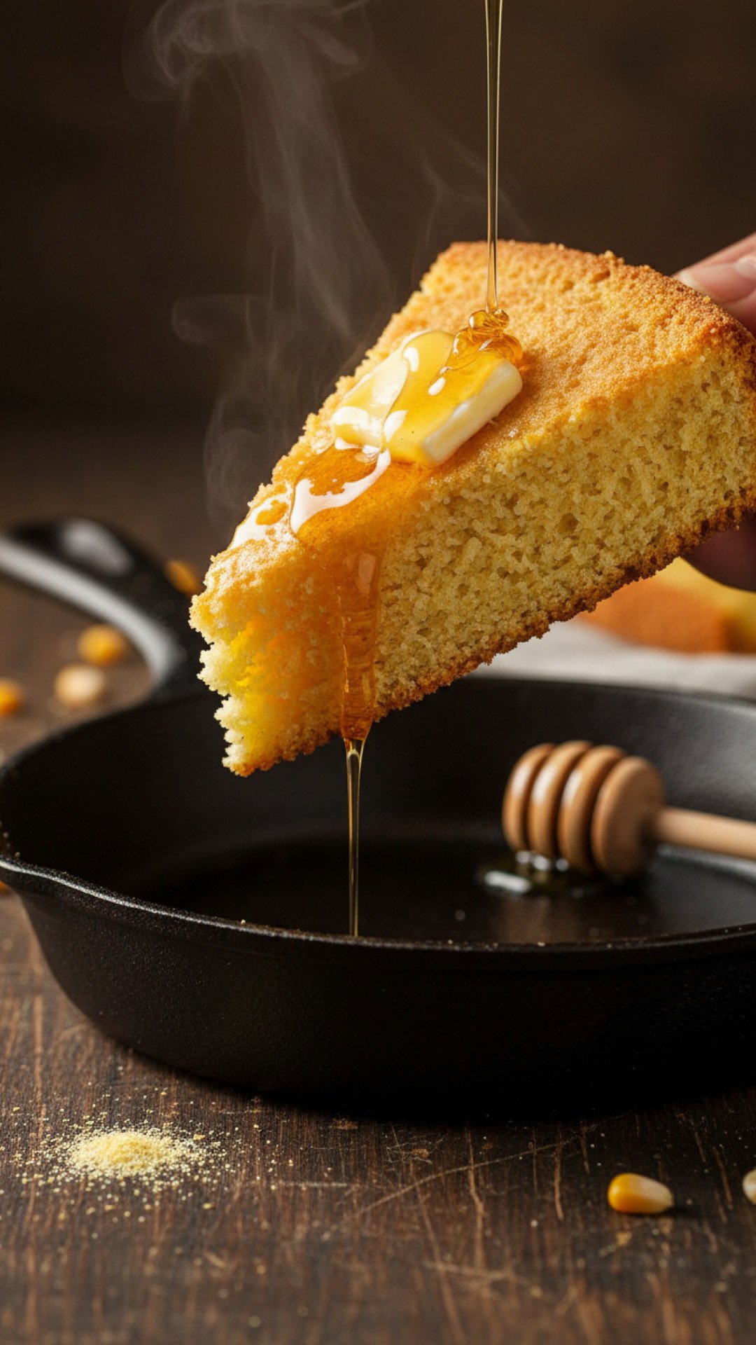 Classic Homestyle Buttermilk Cornbread Preparation